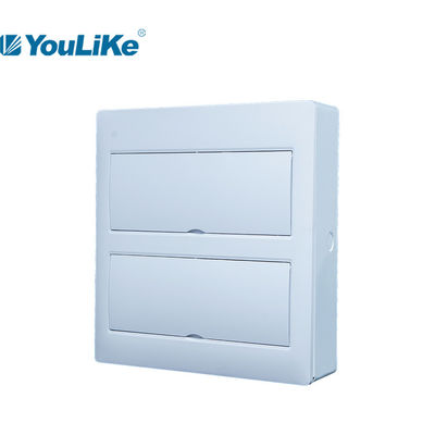 Two Phase MCB Panel Board Box Copper Terminal With Adjustable DIN Rail