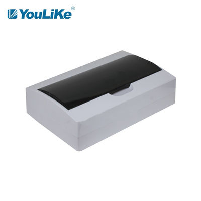 IP40 Waterproof Plastic Distribution Box , 18 Way DB Box Surface Mounting