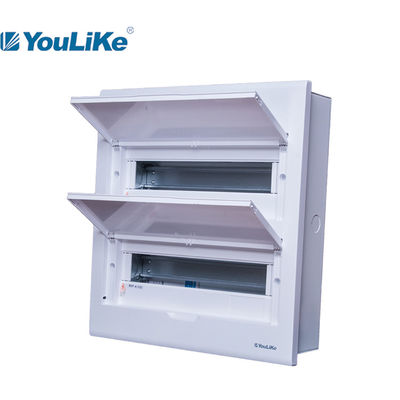 Electric Plastic Flush Mount Distribution Box 32 Way With CE Certification