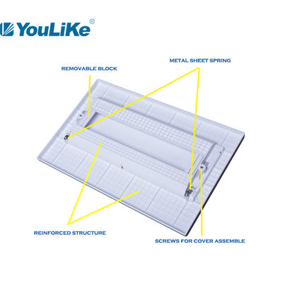 White 16 Way Flush Mount Distribution Box , Junction Wiring Box With MCB