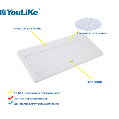 HIPS Door 21 Way Wall Mount Distribution Box , MCCB Distribution Panel