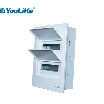 Recessed Mounted MCB Distribution Box Electrical Power Distribution Equipment With Metal Enclosure