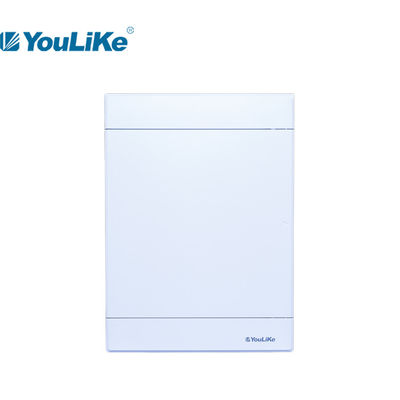 24 Way 2 Row PVC MCB Enclosure Box , Smart Home Distribution Board IP40 Protection