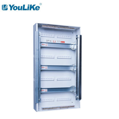 3 Row Electrical 3 Phase MCB Distribution Box 45 Way Metal