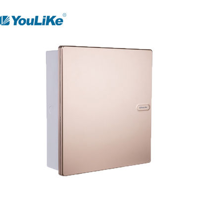 Residential 2 Row MCB Panel Board High Safety Golden Color
