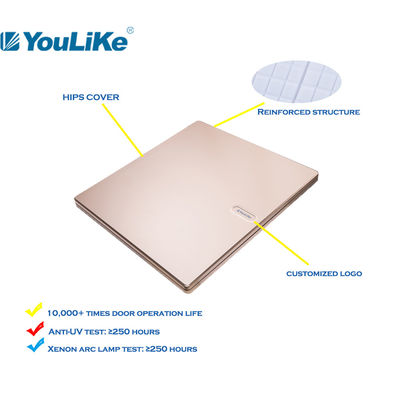 Residential 2 Row MCB Panel Board High Safety Golden Color