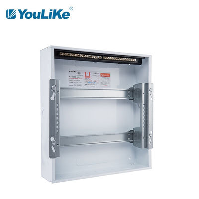 2 Row Steel MCB Distribution Box , 32 Way MCB Box With Opaque Cover