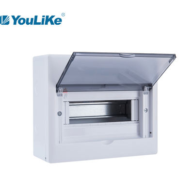 AC400V Surface Mount Switchboard 10 Way Safer With Transparent Door