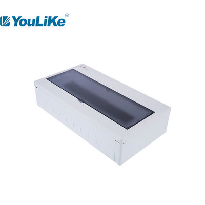 Surface Mounted Indoor Single Phase MCB Box 18 Way With Transparent Window