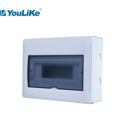 Anti UV Plastic 10 Way MCB Box , Surface Mount DB Board High Safety