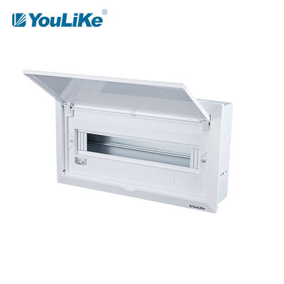 ABS Cover Flush Mount Distribution Box , 18 Way Switchboard With Opaque Window