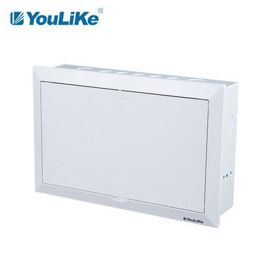 ABS Cover Flush Mount Distribution Box , 18 Way Switchboard With Opaque Window