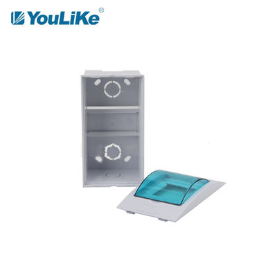 Electrical Plastic MCB Box 3 Way Surface Mounting For Circuit Breaker