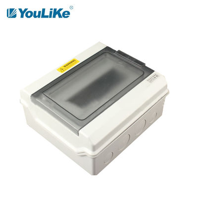IP65 9 Way Waterproof MCB Box , Outdoor Electrical Junction Box With Transparent Window