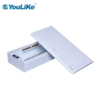 Plastic Steel Circuit Breaker Distribution Box Flush Type Waterproof 24 Way