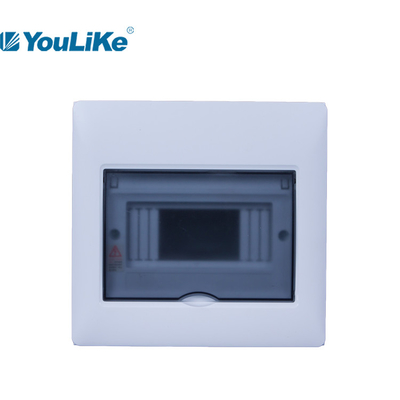 Plastic Electrical Mcb Consumer Unit Distribution Box 7 Way Surface Mounted