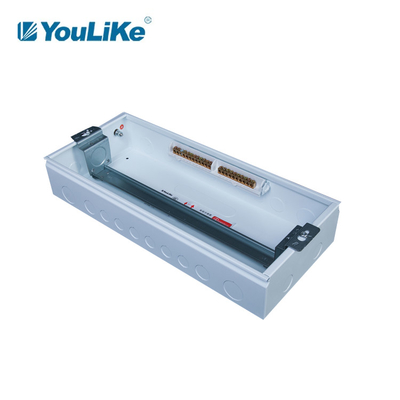 Plastic Electrical Power MCB Distribution Box Flush Mounted 21 Way With Din Rail